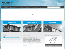 Tablet Screenshot of klaassen-dakkapellen.nl